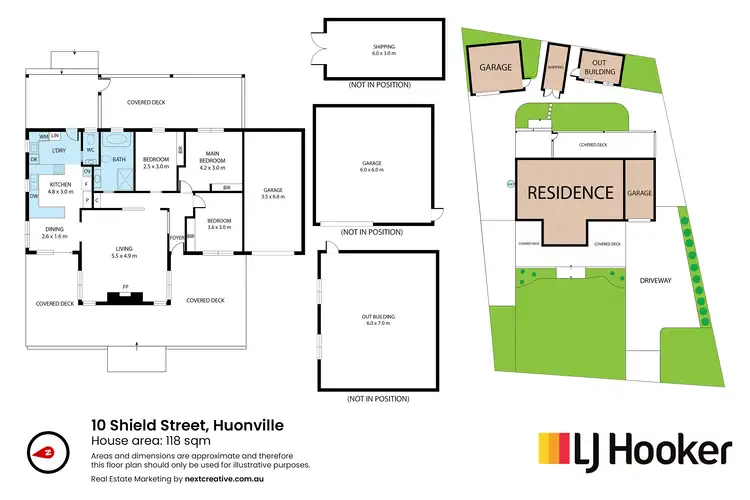 Floorplan of Homely house listing, 10 Shield Street, Huonville TAS 7109