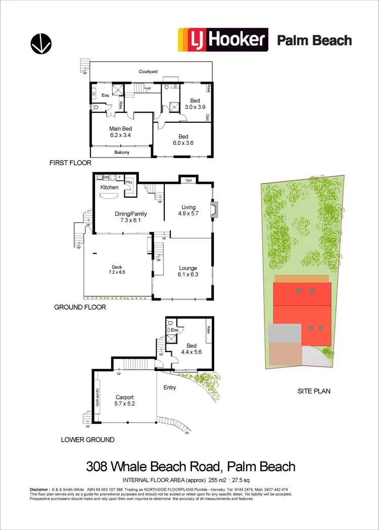 Floorplan of Homely house listing, 308 Whale Beach Road, Palm Beach NSW 2108