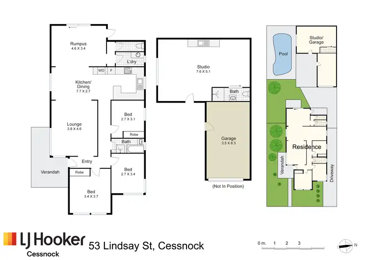 Floorplan of Homely house listing, 53 Lindsay Street, Cessnock NSW 2325
