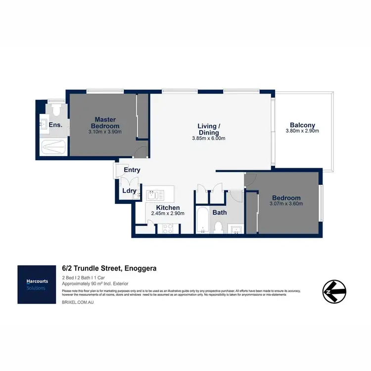 Floorplan of Homely apartment listing, 6/2 Trundle Street, Enoggera QLD 4051