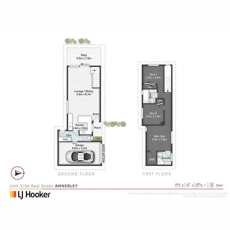 Floorplan of Homely townhouse listing, 3/56 Real Street, Annerley QLD 4103