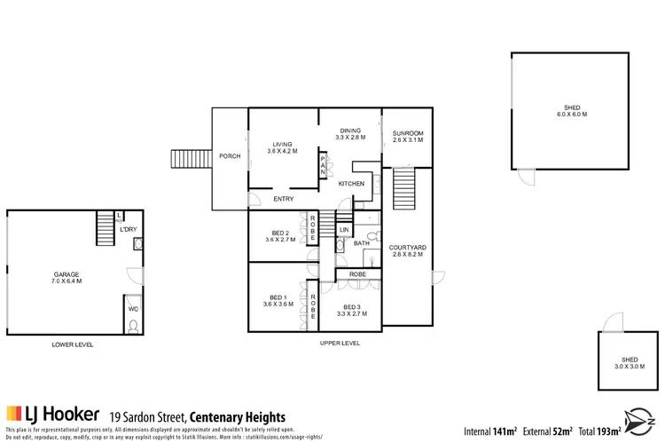 Floorplan of Homely house listing, 19 Sardon Street, Centenary Heights QLD 4350