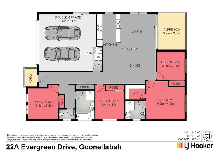 Floorplan of Homely house listing, 22 & 22A Evergreen Drive, Goonellabah NSW 2480
