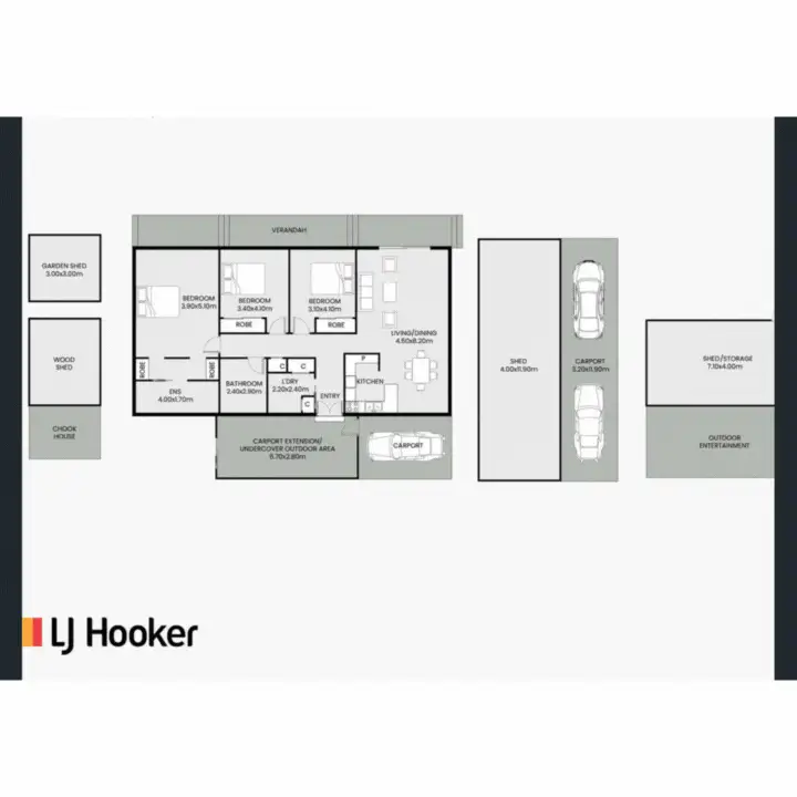 Floorplan of Homely house listing, 39 Snares Road, Moorleah TAS 7325