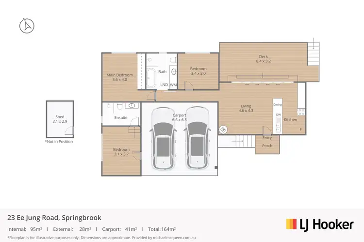 Floorplan of Homely house listing, 23 Ee-Jung Road, Springbrook QLD 4213