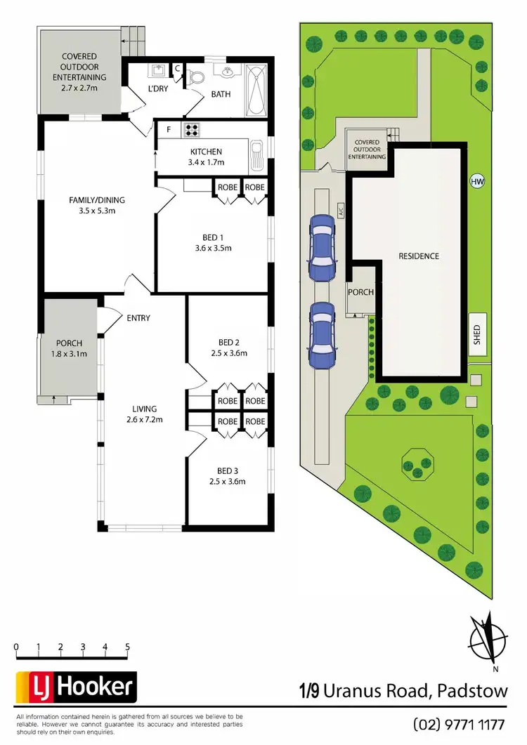 Floorplan of Homely house listing, 1/9 Uranus Road, Padstow NSW 2211