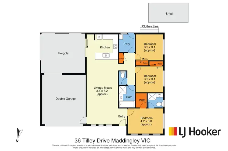 Floorplan of Homely house listing, 36 Tilley Drive, Maddingley VIC 3340