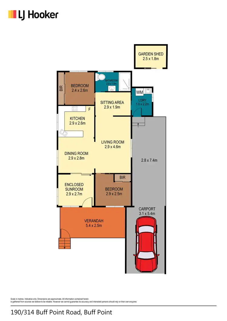 Floorplan of Homely retirement listing, 190/314 Buff Point Avenue, Buff Point NSW 2262