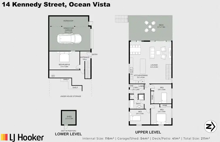Floorplan of Homely house listing, 14 Kennedy Street, Ocean Vista TAS 7320