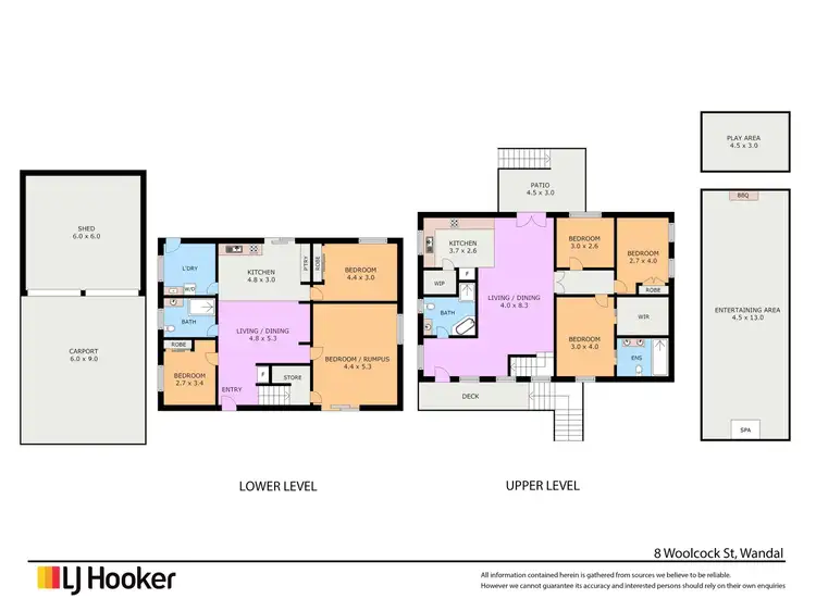 Floorplan of Homely house listing, 8 Woolcock Street, Wandal QLD 4700