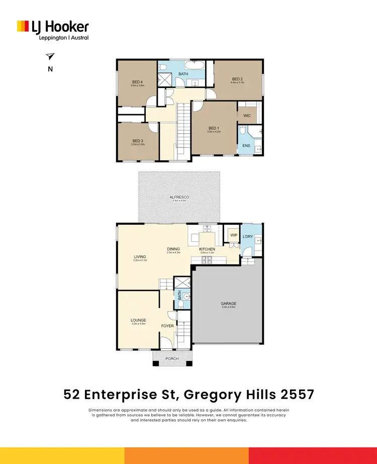 Floorplan of Homely house listing, 52 Enterprise Street, Gregory Hills NSW 2557