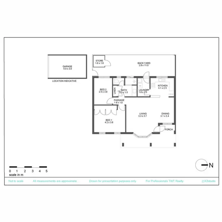 Floorplan of Homely villa listing, 5/269-271 Cambridge Street, Wembley WA 6014