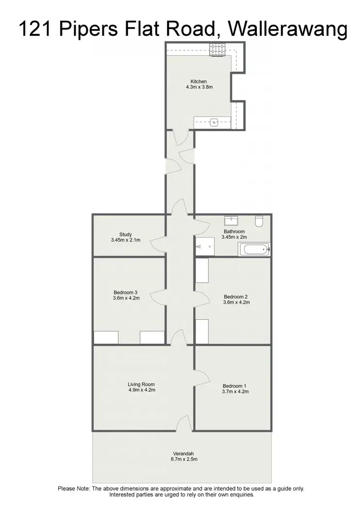 Floorplan of Homely house listing, 121 Pipers Flat Road, Wallerawang NSW 2845