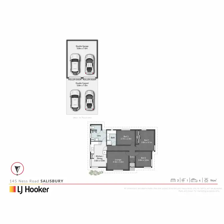 Floorplan of Homely house listing, 145 Ness Road, Salisbury QLD 4107