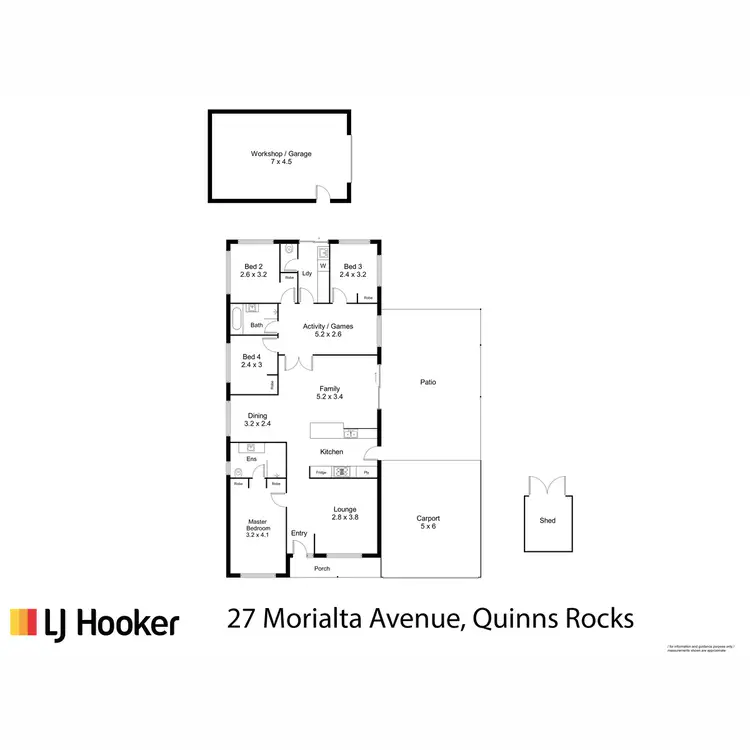 Floorplan of Homely house listing, 27 Morialta Avenue, Quinns Rocks WA 6030