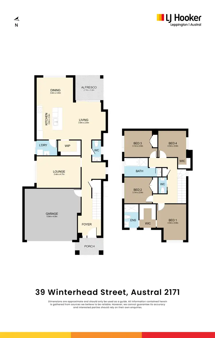 Floorplan of Homely house listing, 39 Winterhead Street, Austral NSW 2179
