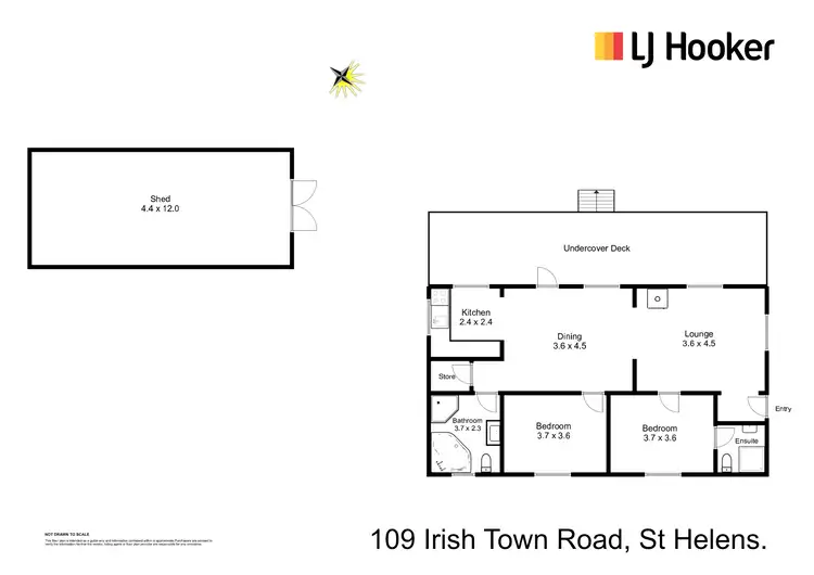 Floorplan of Homely house listing, 109 Irish Town Road, St Marys TAS 7215