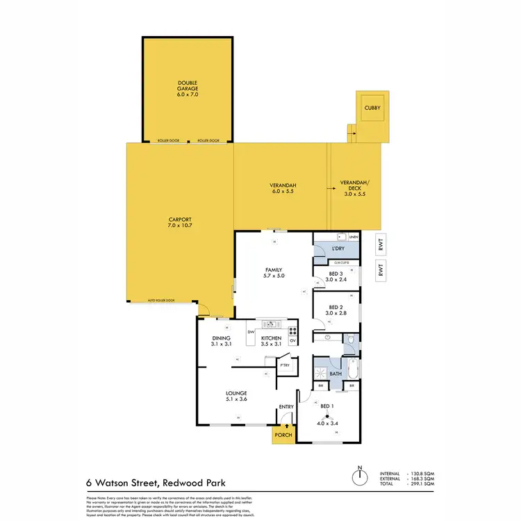 Floorplan of Homely house listing, 6 Watson Street, Redwood Park SA 5097