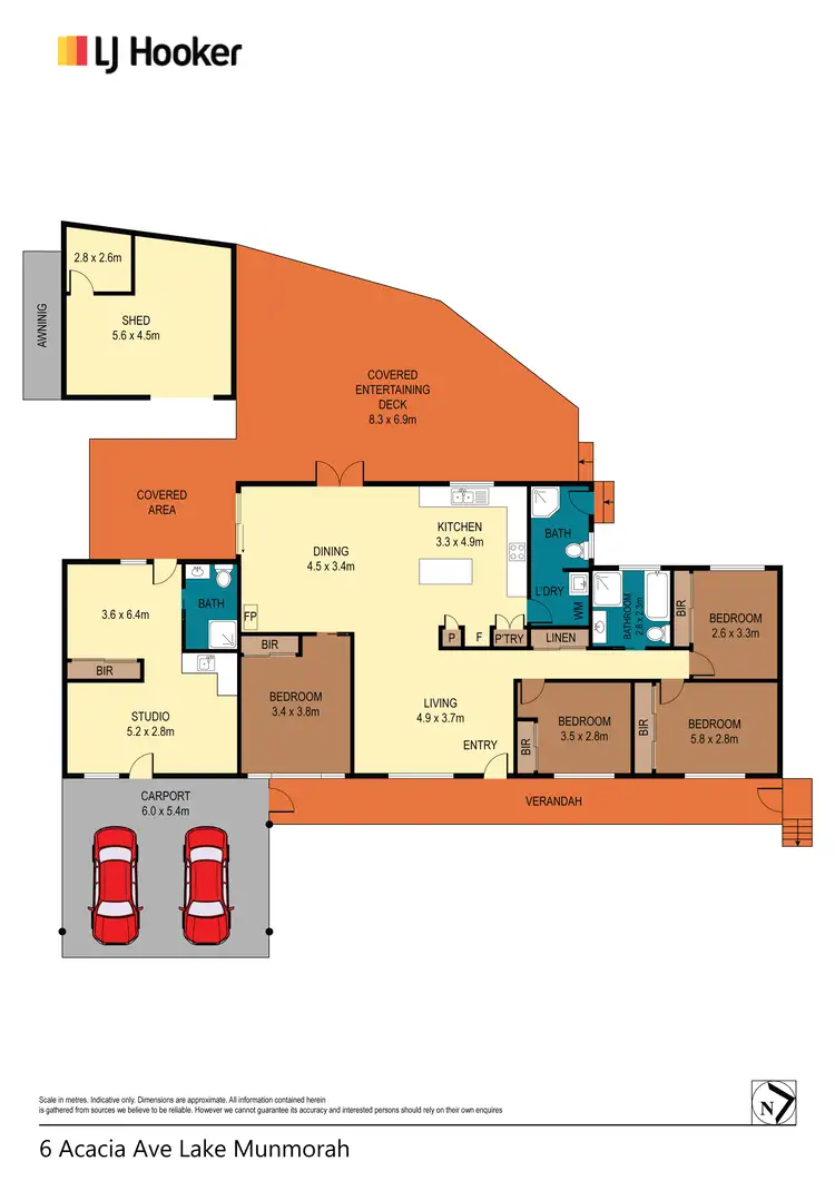 Floorplan of Homely house listing, 6 Acacia Avenue, Lake Munmorah NSW 2259