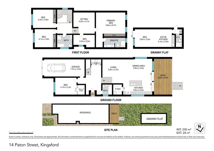 Floorplan of Homely house listing, 14 Paton Street, Kingsford NSW 2032