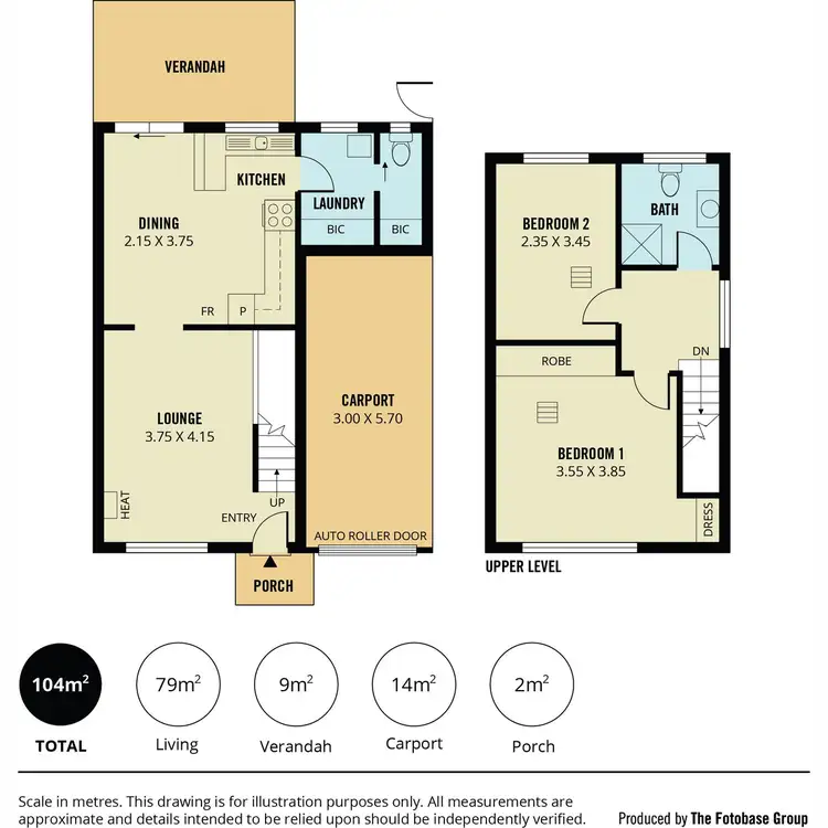 Floorplan of Homely unit listing, 17/129 Smart Road, Modbury SA 5092