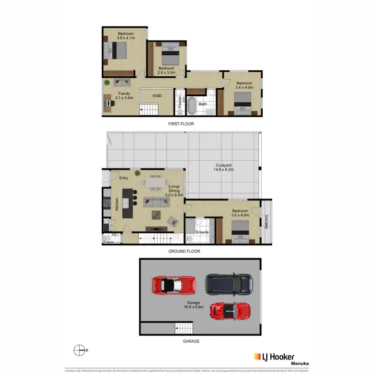 Floorplan of Homely terrace listing, 16/4 Toorale Terrace, Lawson ACT 2617