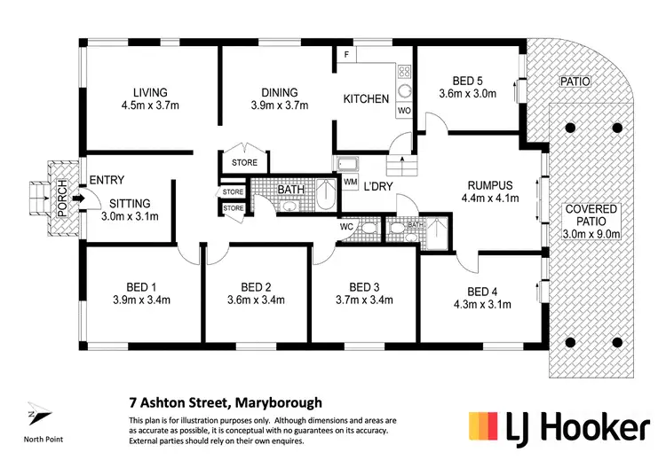 Floorplan of Homely house listing, 7 Ashton Street, Maryborough QLD 4650