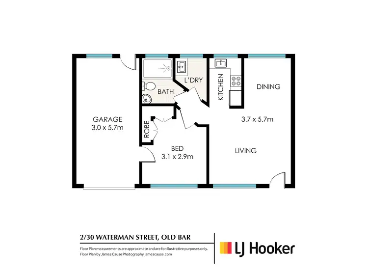 Floorplan of Homely house listing, 2/30 Waterman Street, Old Bar NSW 2430
