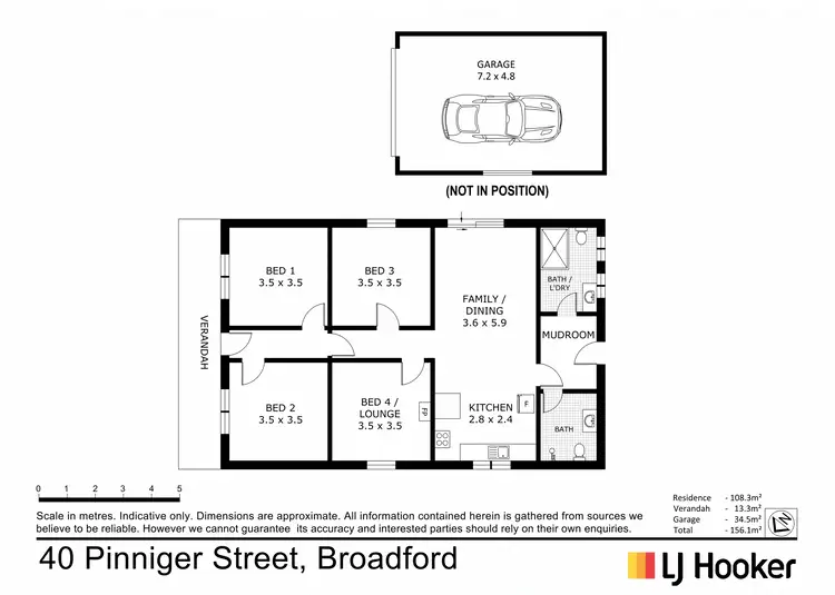 Floorplan of Homely house listing, 40 Pinniger Street, Broadford VIC 3658