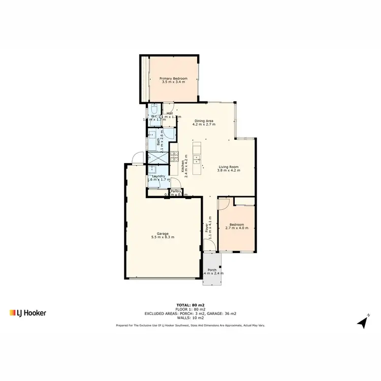 Floorplan of Homely unit listing, 47 Capstan Place, Geographe WA 6280