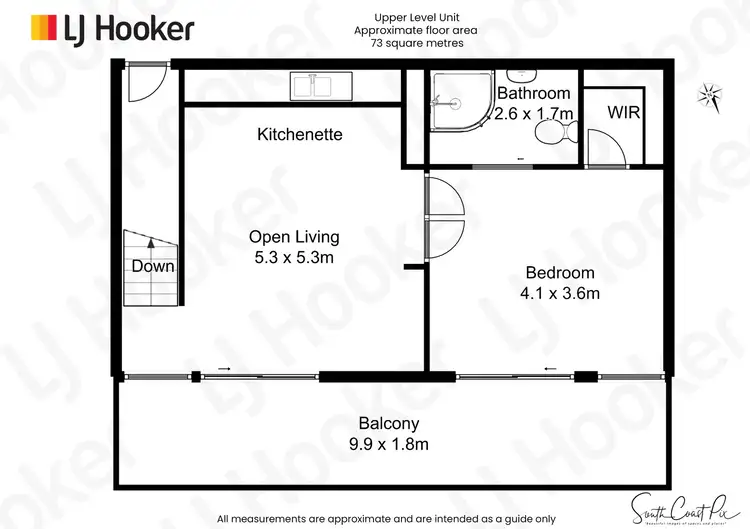 Floorplan of Homely unit listing, 214A/202-208 Beach Road, Batehaven NSW 2536