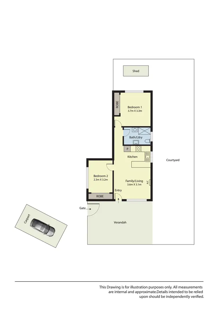 Floorplan of Homely unit listing, Address available on request
