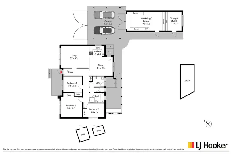 Floorplan of Homely house listing, 6 Stow Place, Watson ACT 2602