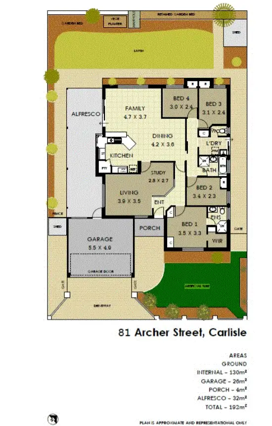 Floorplan of Homely house listing, 81 Archer Street, Carlisle WA 6101