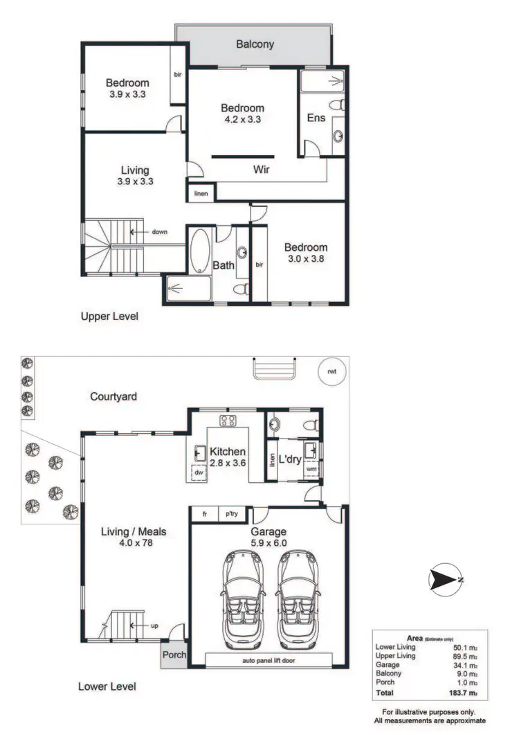 Floorplan of Homely townhouse listing, 16A Wilford Avenue, Underdale SA 5032