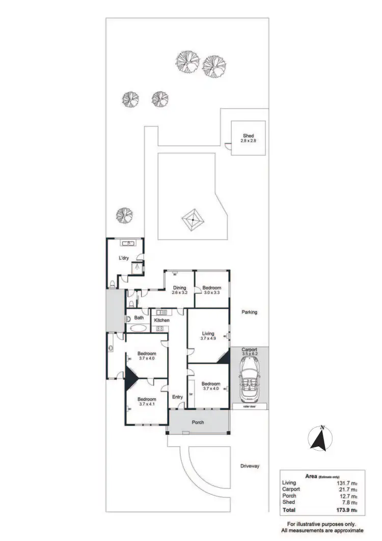 Floorplan of Homely house listing, 14 Gifford Street, Torrensville SA 5031