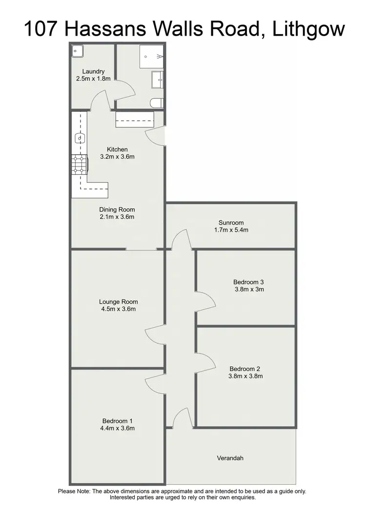 Floorplan of Homely house listing, 107 Hassans Walls Road, Lithgow NSW 2790