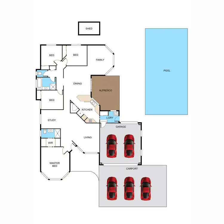 Floorplan of Homely house listing, 17 Raffindale Avenue, Dakabin QLD 4503