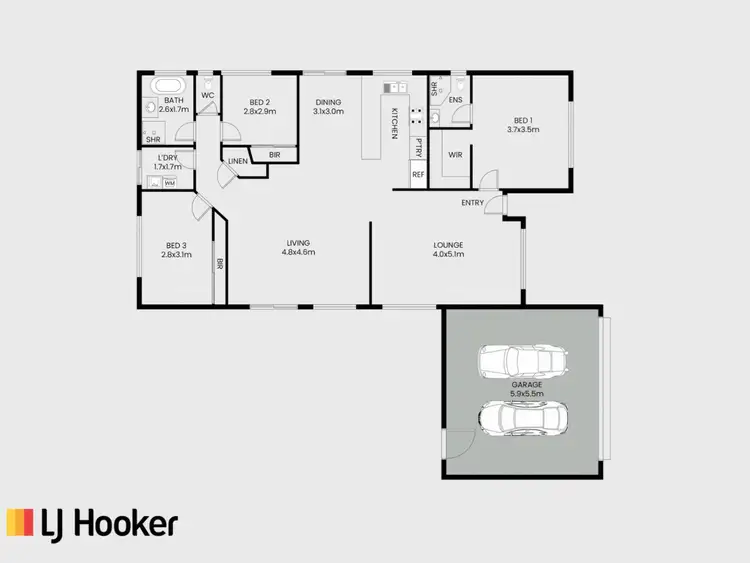 Floorplan of Homely house listing, 96 Drevermann Street, Bairnsdale VIC 3875