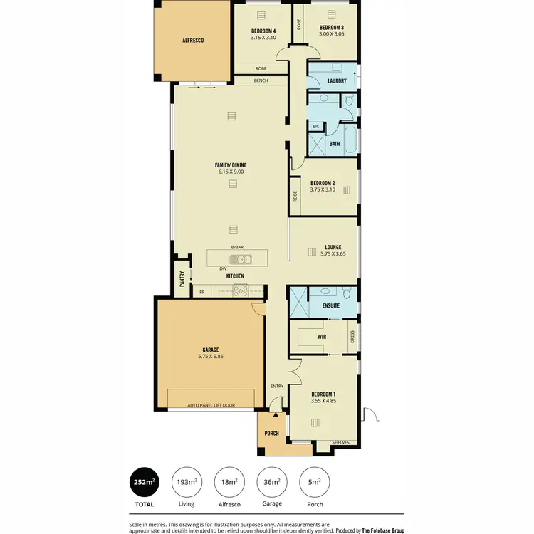 Floorplan of Homely house listing, 9 Broadwater Place, Blakeview SA 5114