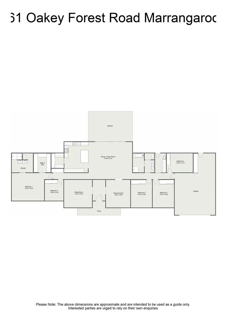 Floorplan of Homely house listing, 61 Oakey Forest Road, Marrangaroo NSW 2790