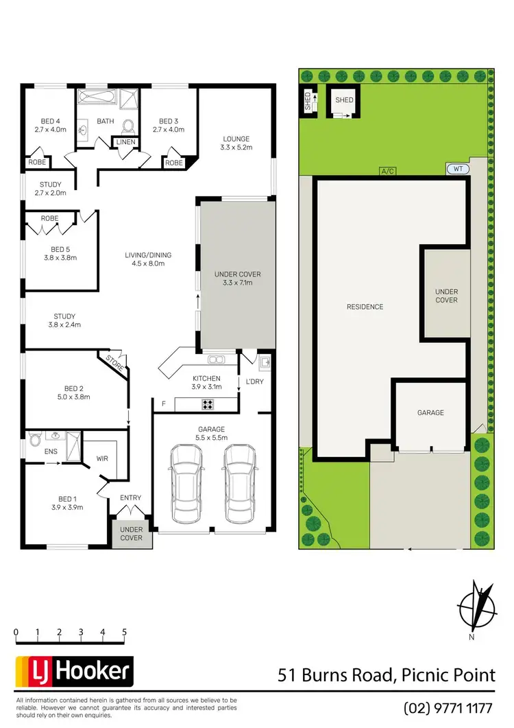 Floorplan of Homely house listing, 51 Burns Road, Picnic Point NSW 2213