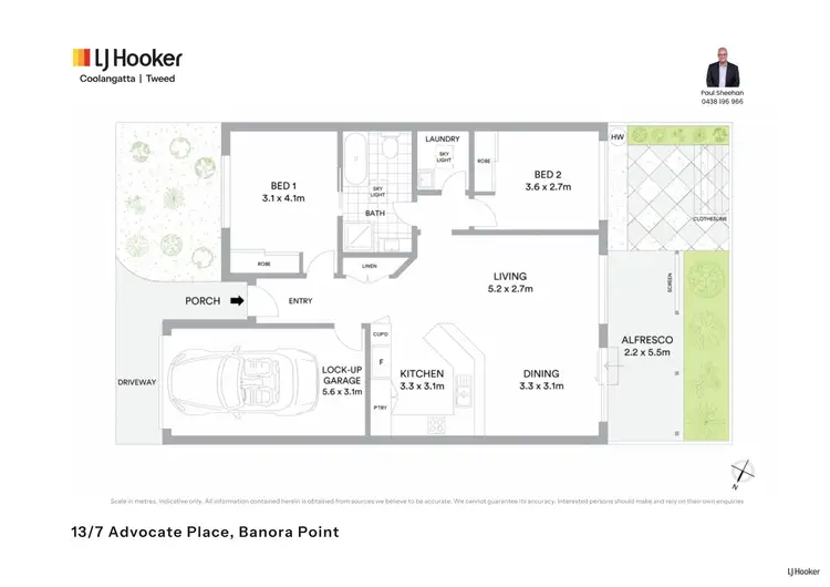 Floorplan of Homely villa listing, 13/7 Advocate Place, Banora Point NSW 2486