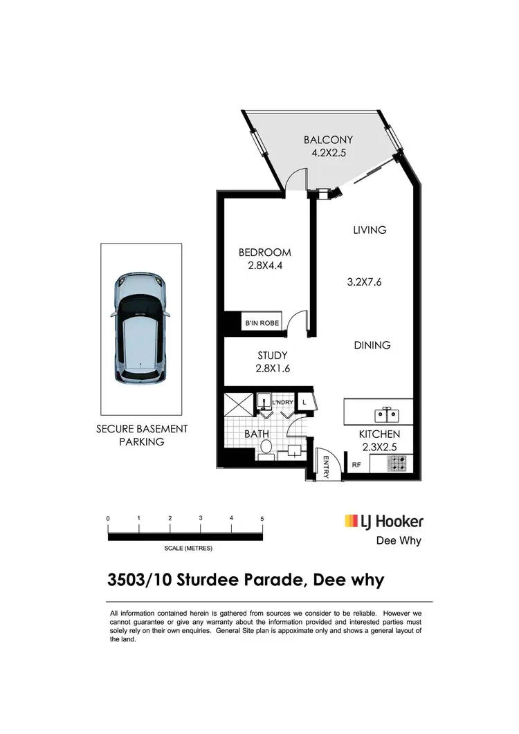 Floorplan of Homely apartment listing, 3503/10 Sturdee Parade, Dee Why NSW 2099