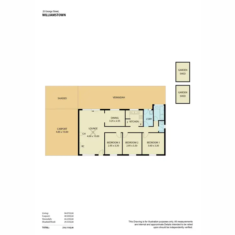 Floorplan of Homely house listing, 25 George Street, Williamstown SA 5351