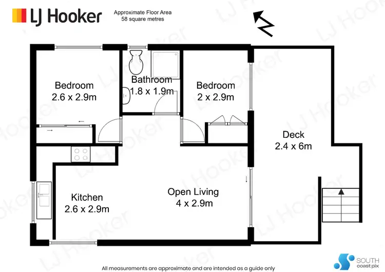 Floorplan of Homely house listing, 227/51 Beach Road, Batehaven NSW 2536