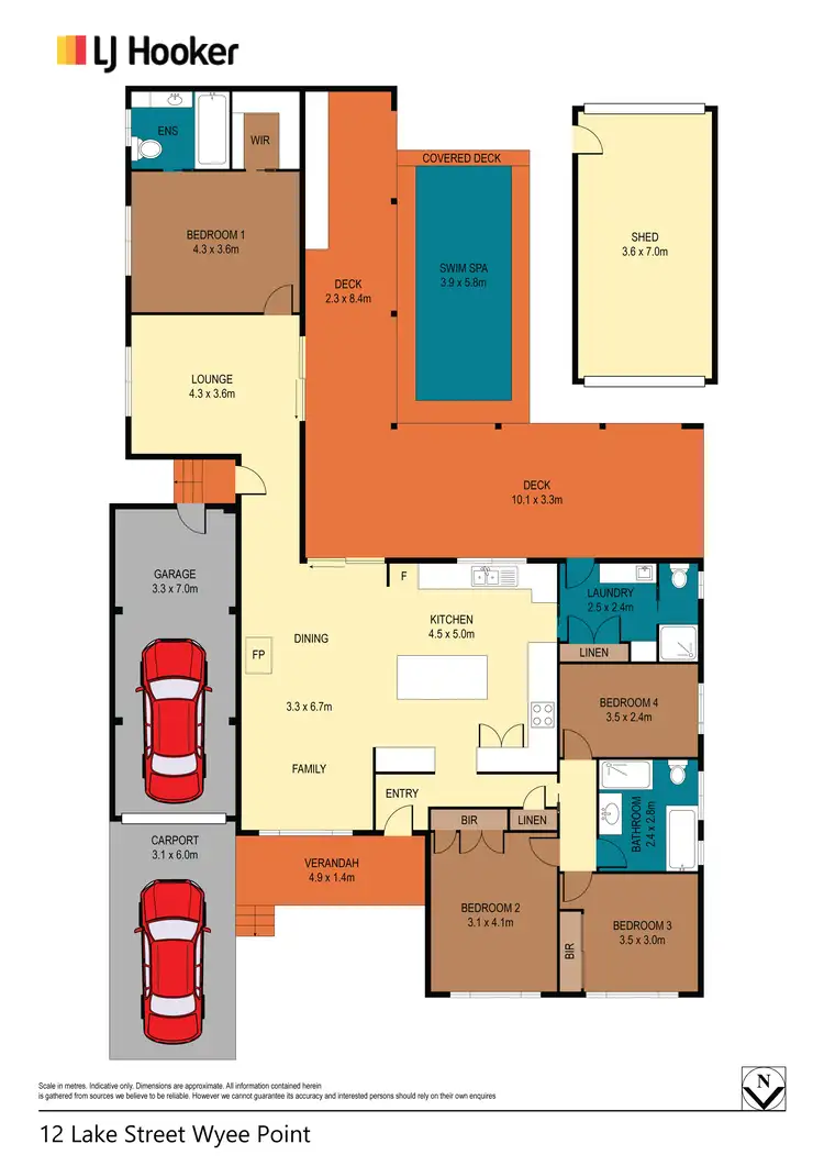 Floorplan of Homely house listing, 12 Lake Street, Wyee Point NSW 2259