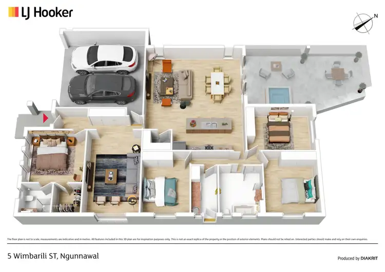 Floorplan of Homely house listing, 5 Wimbaliri Street, Ngunnawal ACT 2913