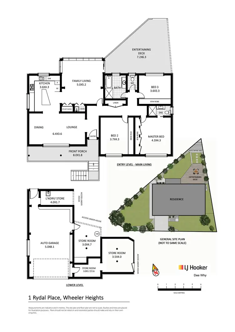Floorplan of Homely house listing, 1 Rydal Place, Wheeler Heights NSW 2097