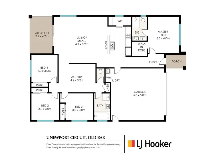 Floorplan of Homely house listing, 2 Newport Circuit, Old Bar NSW 2430